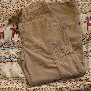 American Eagle Outfitters Tan Wide Leg Pants